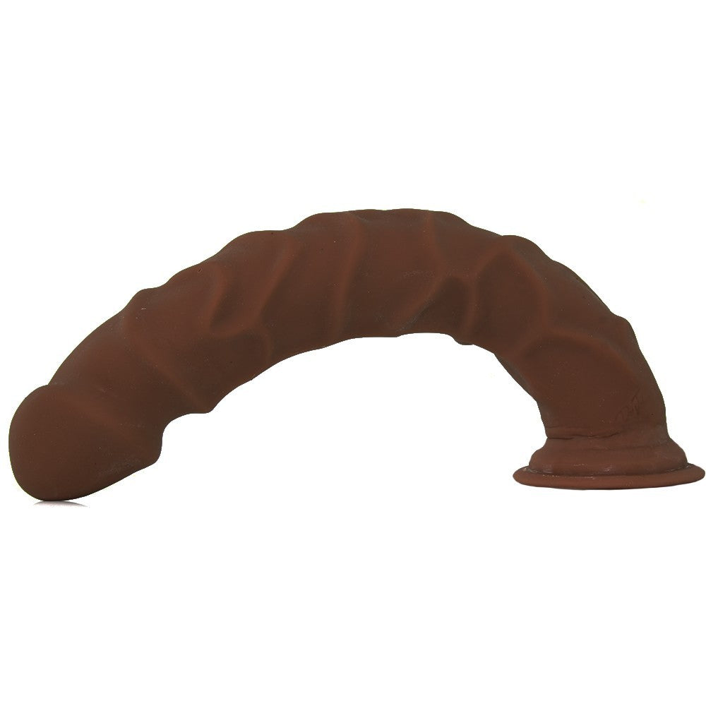 The D Racin' Chocolate Super-Shaped Realistic Dildo - 25cm