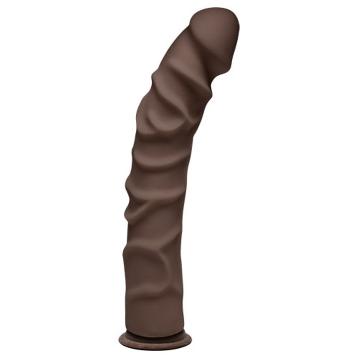 The D Racin' Chocolate Super-Shaped Realistic Dildo - 25cm