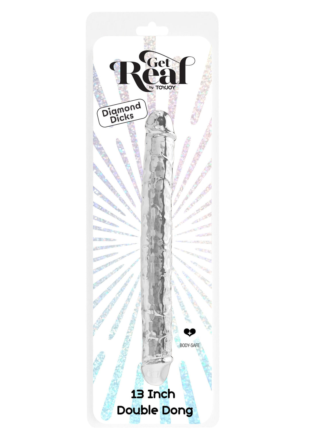 Dildo realistico doppio Clear Double Dong - 34,5cm