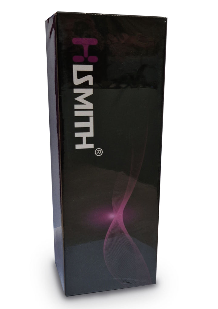Dildo realistico Hismith KlicLok Purple Glitter- 19cm