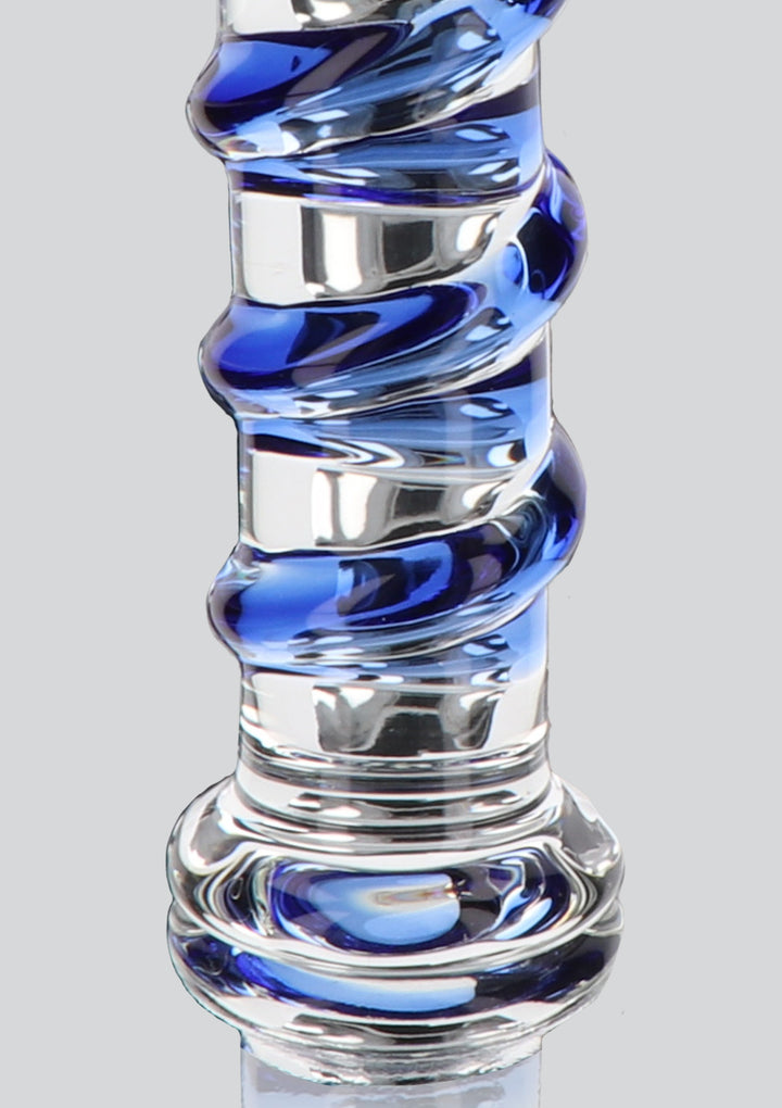 Realistic phallus in G-Spot Gemstone glass