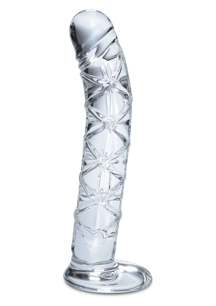 Realistic phallus in glass icicles no 60