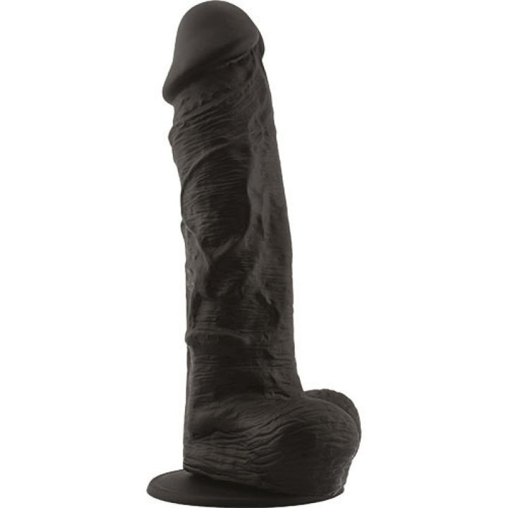 Dildo realistico Big Arm con ventosa in silicone nero - 27,5cm