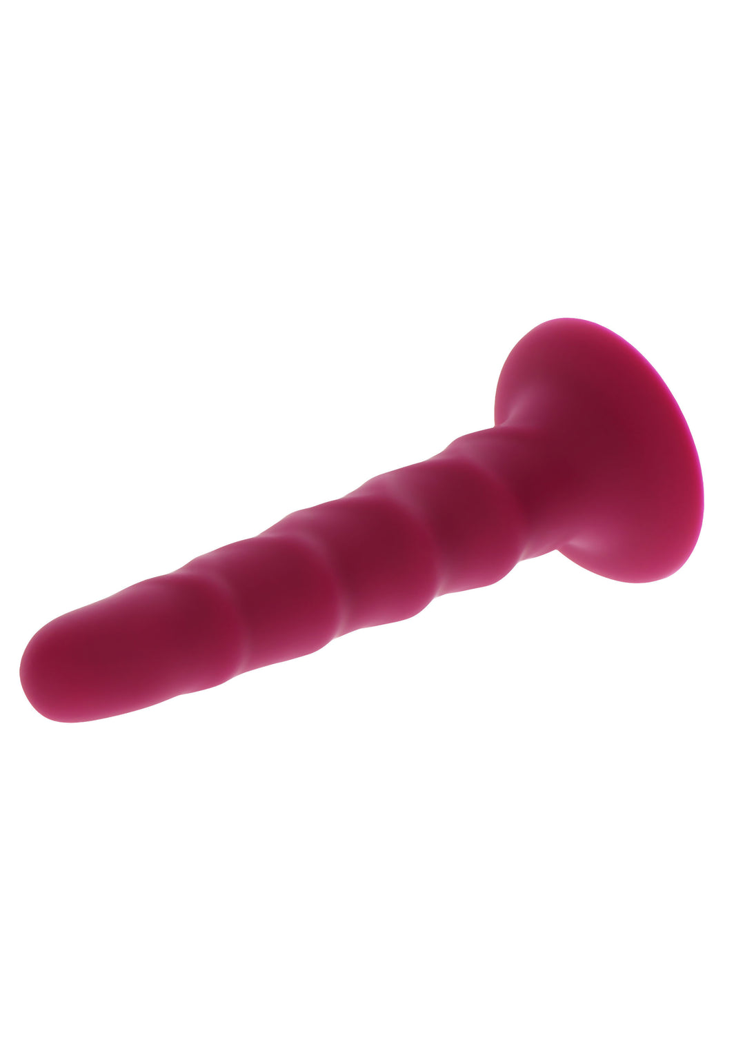 Dildo Ribbed Get Real Red - 16cm