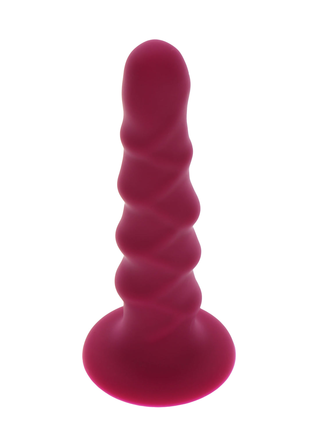 Dildo Ribbed Get Real Red - 16cm