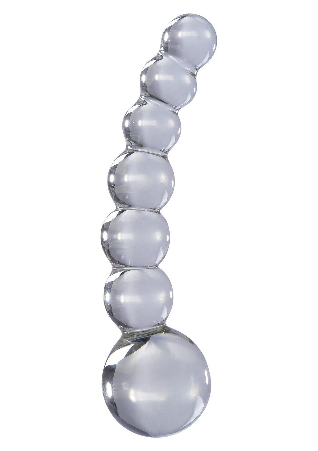 Glass Beaded Dildo for G-Spot and Prostate Icicles No.66 - 12cm