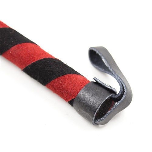 Fringed whip line whip black red sexy black bdsm fetish bondage whip