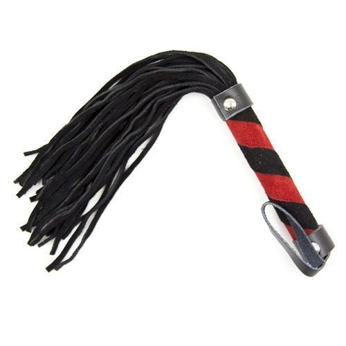 Fringed whip line whip black red sexy black bdsm fetish bondage whip