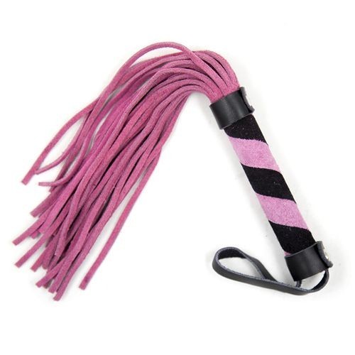 Fringed whip line whip pink black whip bondage fetish sadomasochistic sexy black pink