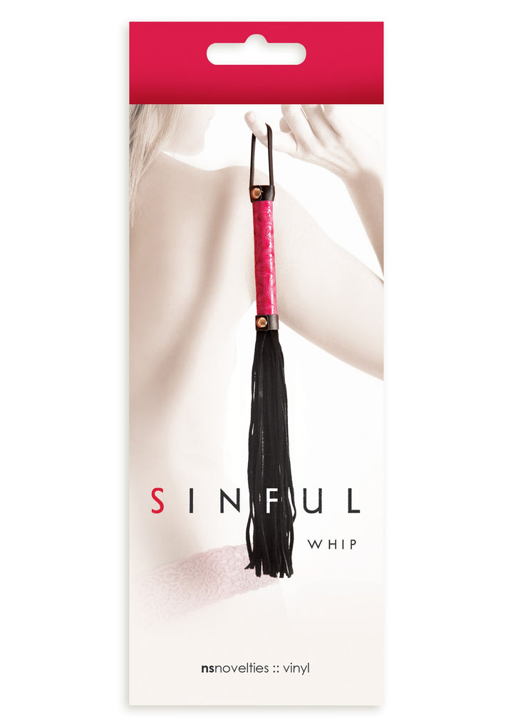 Frusta in pelle pink Sinful Whip