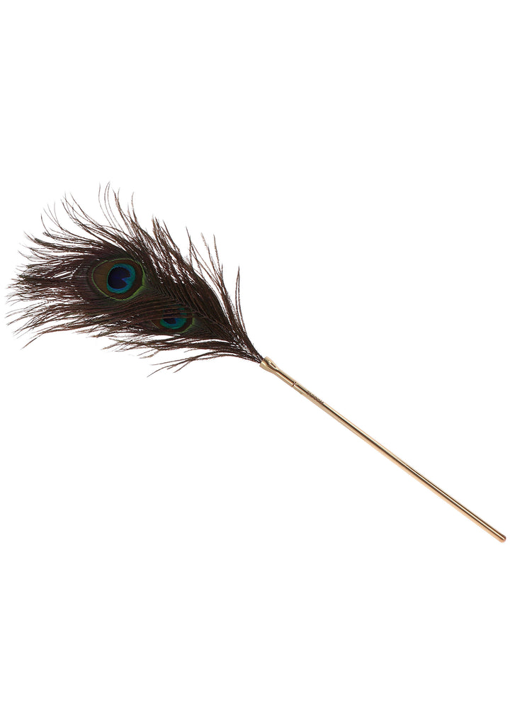 Peacock Tickler riding crop