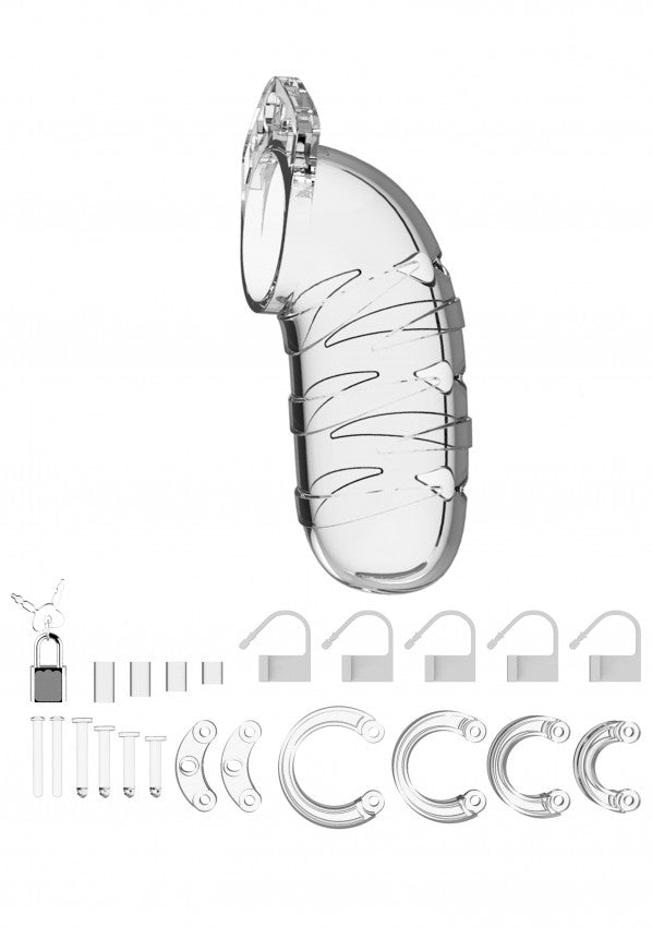 Gabbia di castità uomo - Model 05- Cock Cage - Transparent