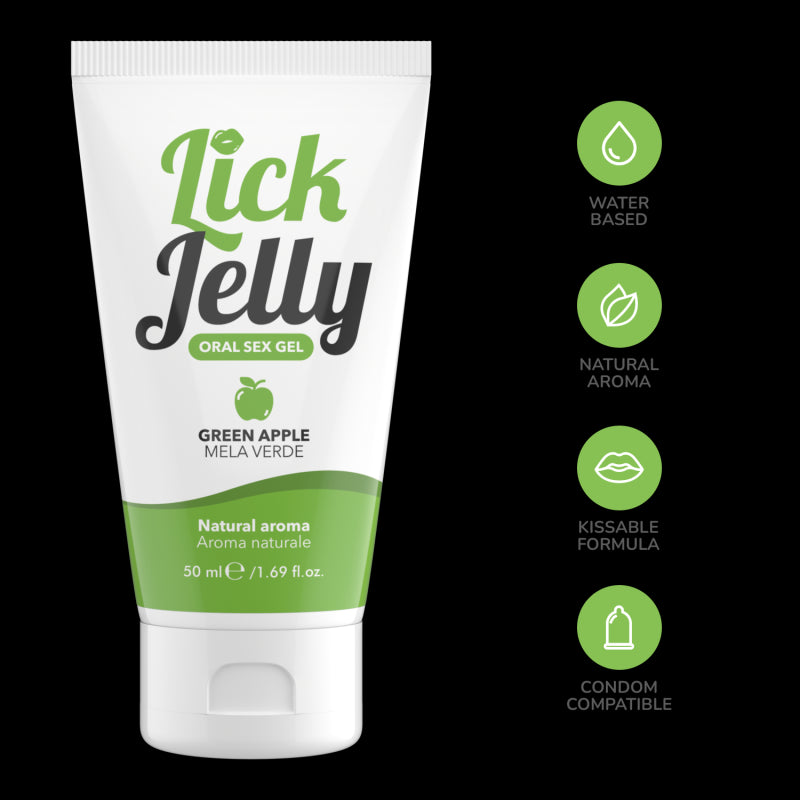 Gel lick Green apple water based 50 ml