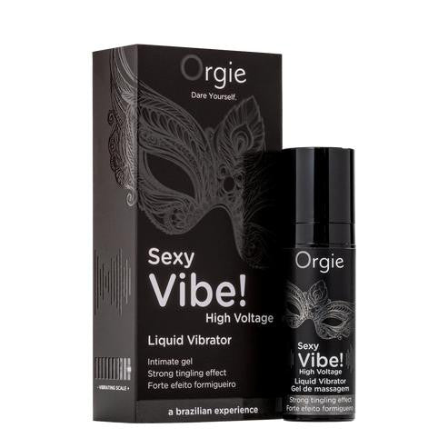 SEXY VIBE HIGH VOLTAGE STIMULATING lubricant GEL saves orgy condoms
