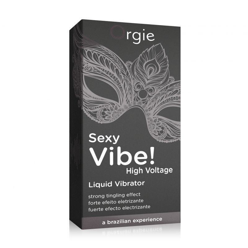 SEXY VIBE HIGH VOLTAGE STIMULATING lubricant GEL saves orgy condoms