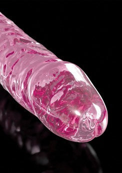 Glass Dildo with Suction Cup and Flexible Base Icicles No. 86 - 17cm