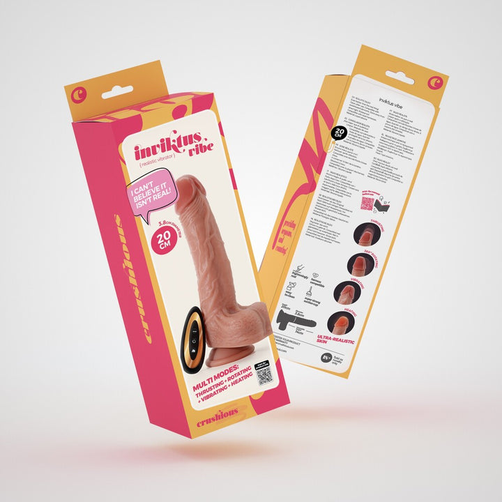 Vibratore Realistico Inviktus 20 cm di Crushious | Vibratori Realistici, foto 12