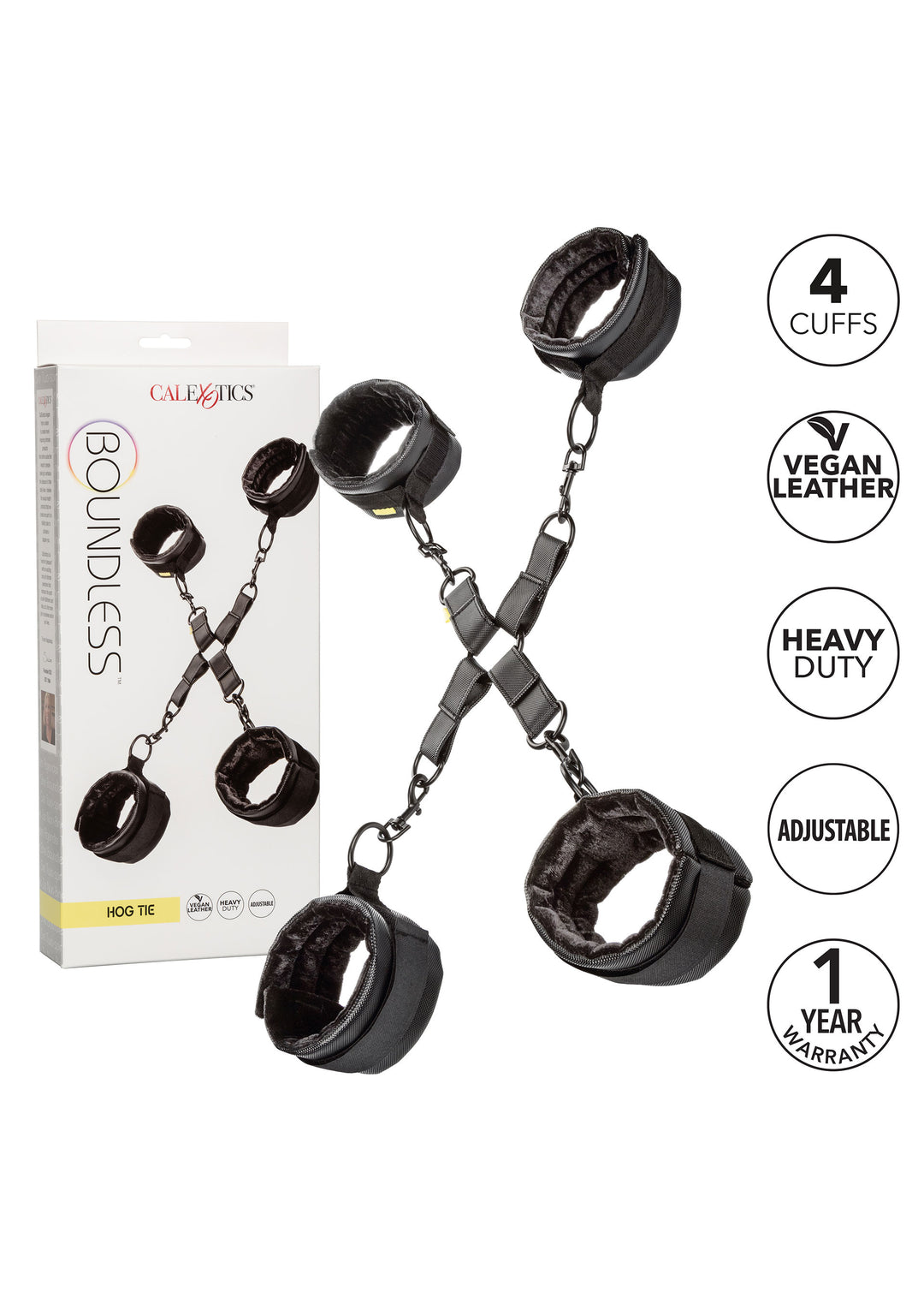 Kit of 4 Boundless Hog Tie ankle cuffs