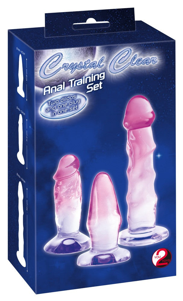 Crystal Clear - Anal Training Set Pink