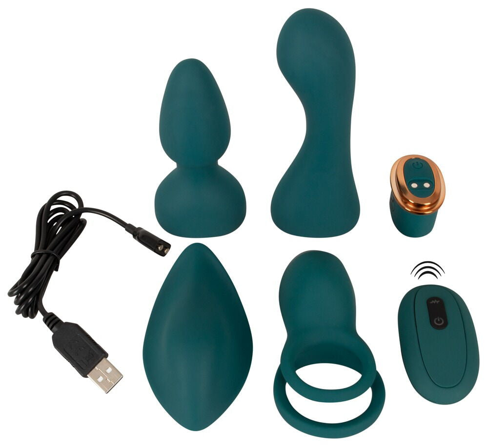 Kit for 4 vibrators RC Mini Vibrator with 4 Attachments