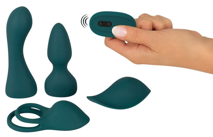 Kit for 4 vibrators RC Mini Vibrator with 4 Attachments