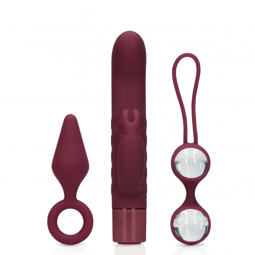 Sex toys kit for women (S)explore Toy Kit for Her Dark Cherry