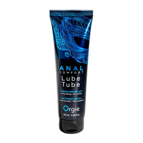 Lubrificante anale intimo a base acqua e silicone 100 ml lube tube comfort