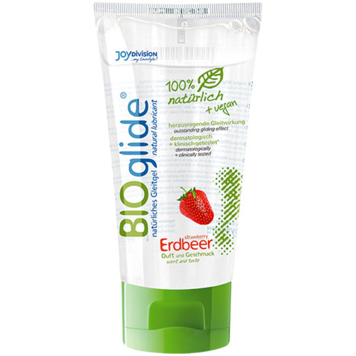 Bioglide strawberry edible organic lubricant 80 ml