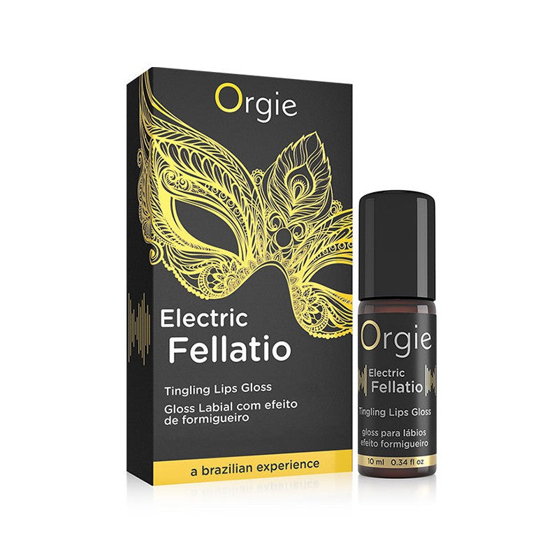 oral lubricant GLOSS STIMULATING FOR SEXY LIP orgies VIBE ELECTRIC FELLATIO