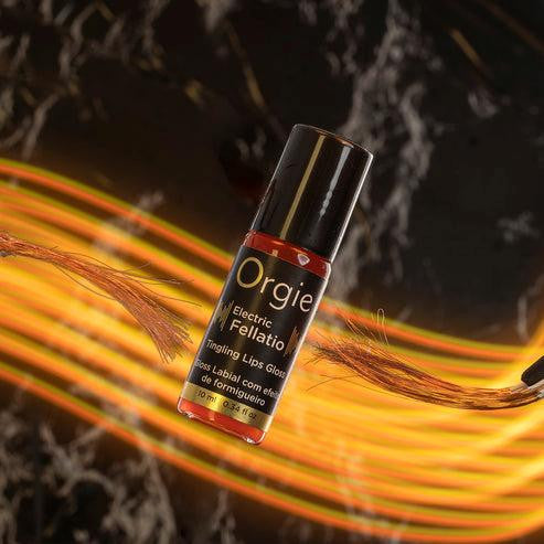 oral lubricant GLOSS STIMULATING FOR SEXY LIP orgies VIBE ELECTRIC FELLATIO