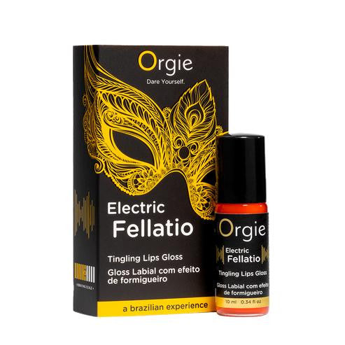 oral lubricant GLOSS STIMULATING FOR SEXY LIP orgies VIBE ELECTRIC FELLATIO