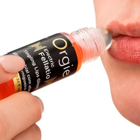 oral lubricant GLOSS STIMULATING FOR SEXY LIP orgies VIBE ELECTRIC FELLATIO