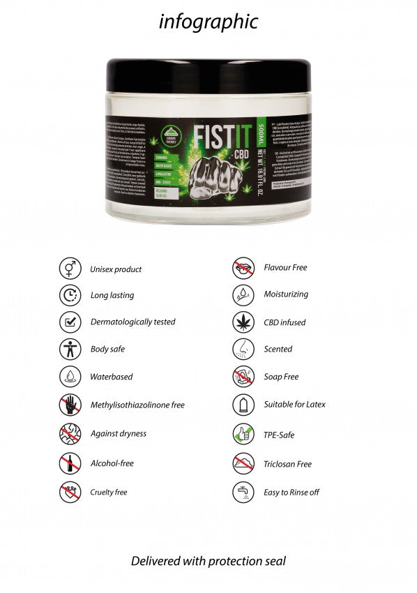 CBD Fist It fisting lubricant - 500ml