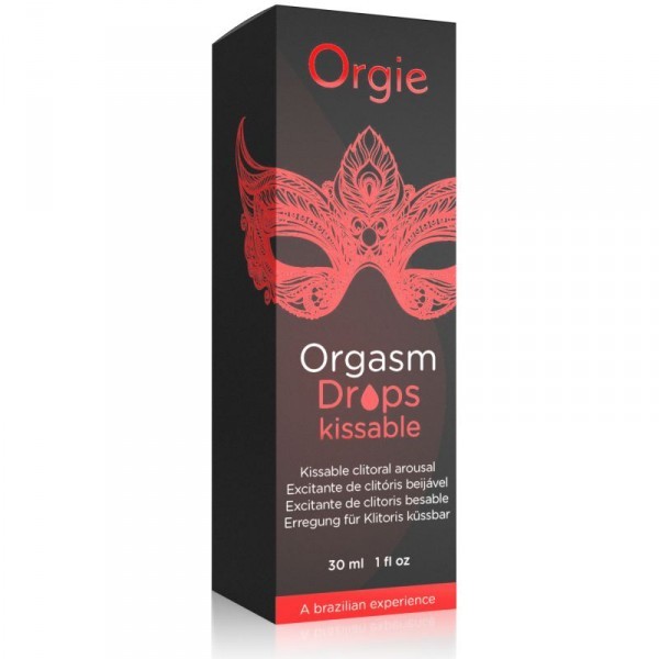 Edible stimulating lubricant for the clitoris orgasm drops kissable drops