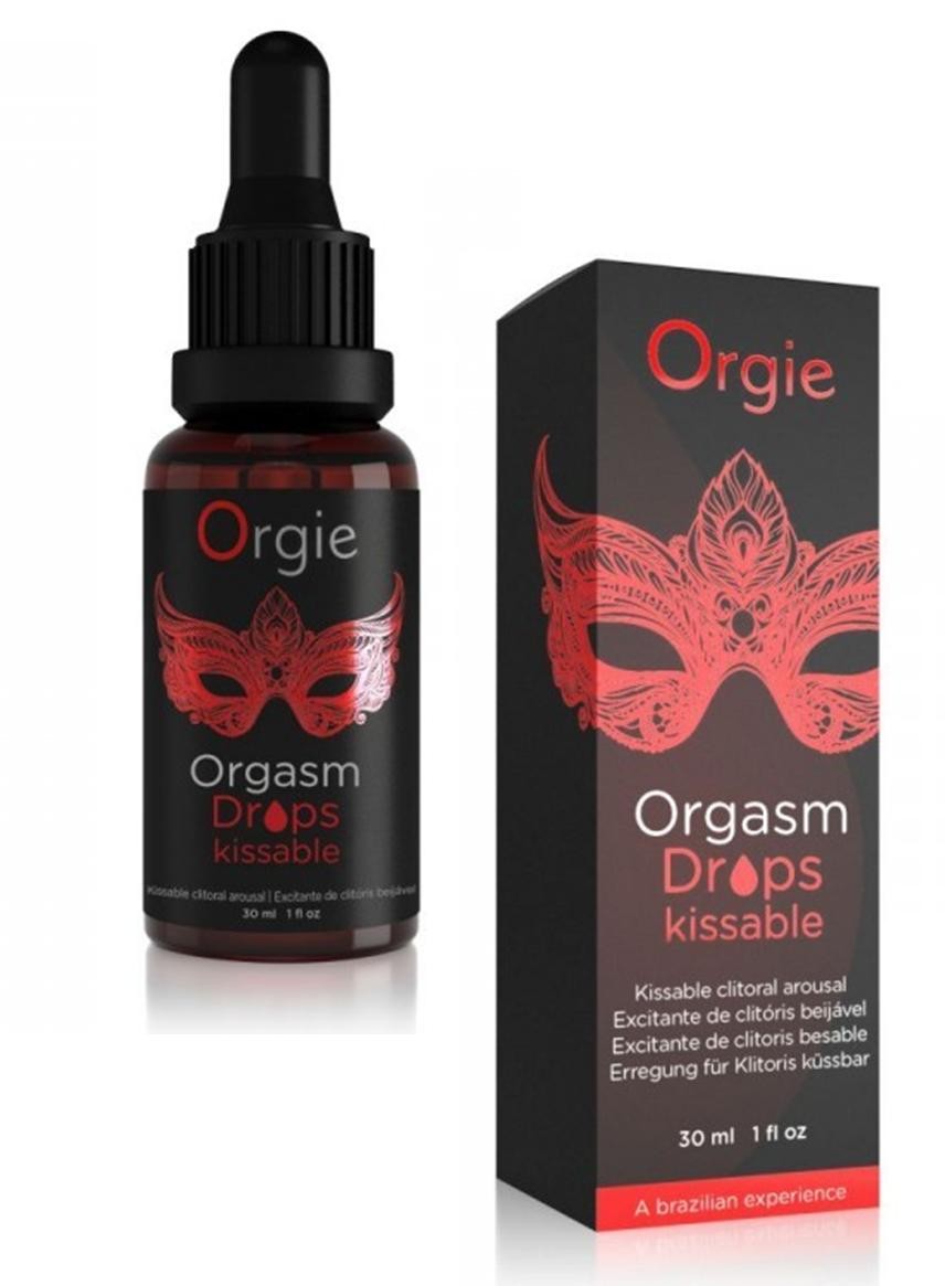 Edible stimulating lubricant for the clitoris orgasm drops kissable drops