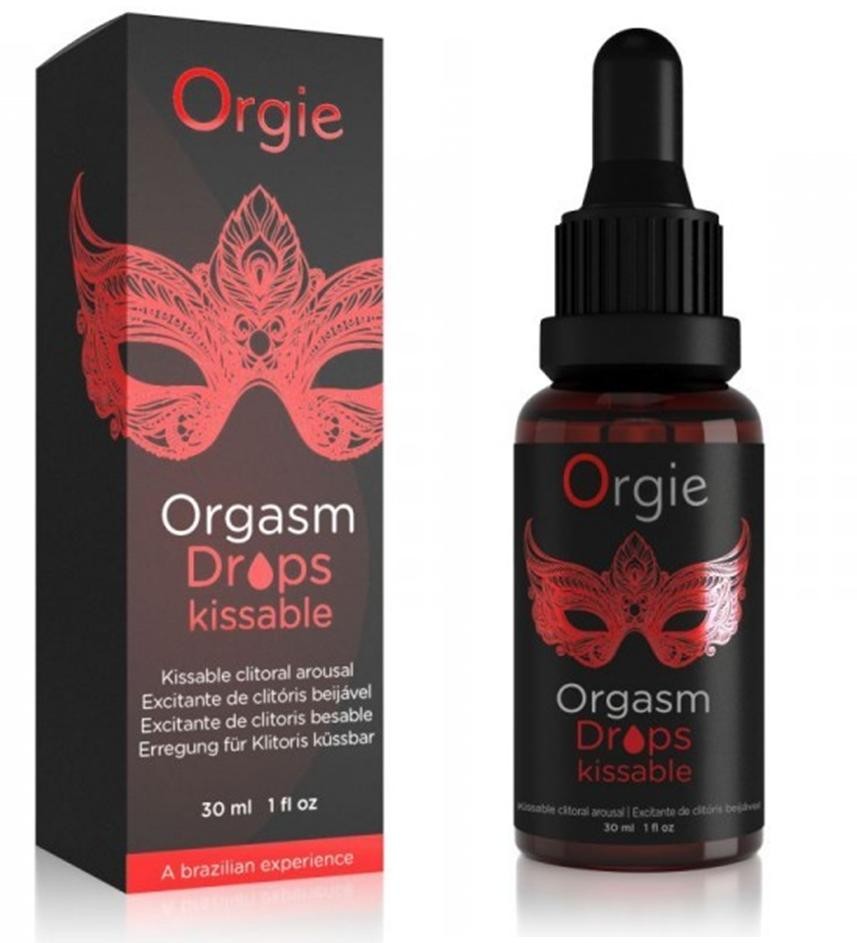 Edible stimulating lubricant for the clitoris orgasm drops kissable drops