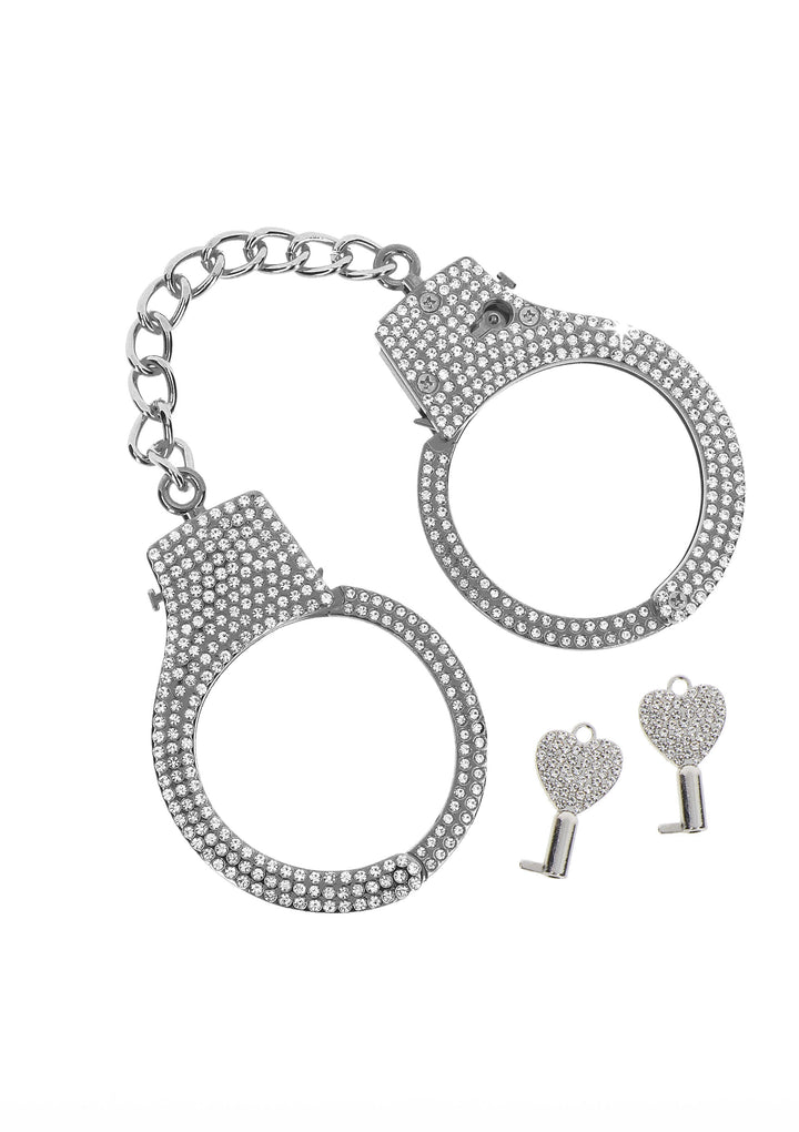 Diamond Wrist Cuffs Silver handcuffs