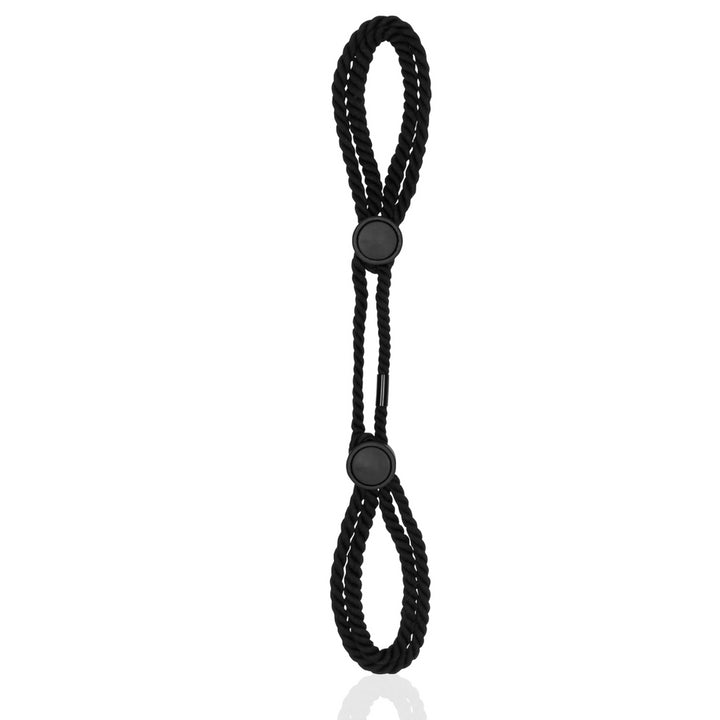 Adjustable rope handcuffs