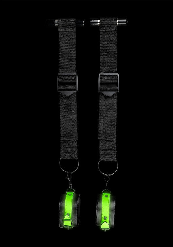 manette per porta Door Restraint Kit - Glow in the Dark - Neon Green/Black