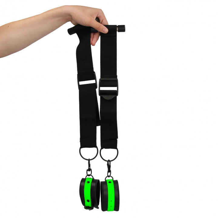 door handcuffs Door Restraint Kit - Glow in the Dark - Neon Green/Black