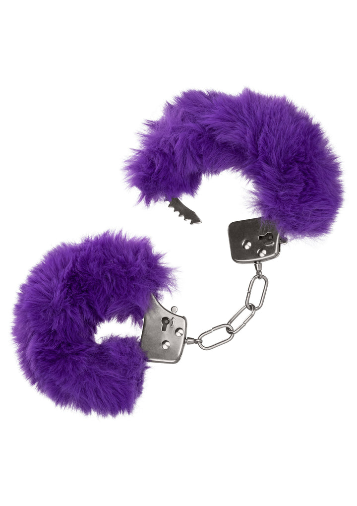 Purple Ultra Fluffy Furry Cuffs Handcuffs