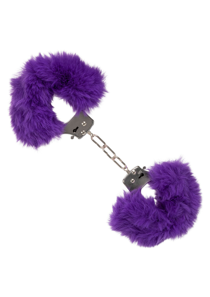 Purple Ultra Fluffy Furry Cuffs Handcuffs