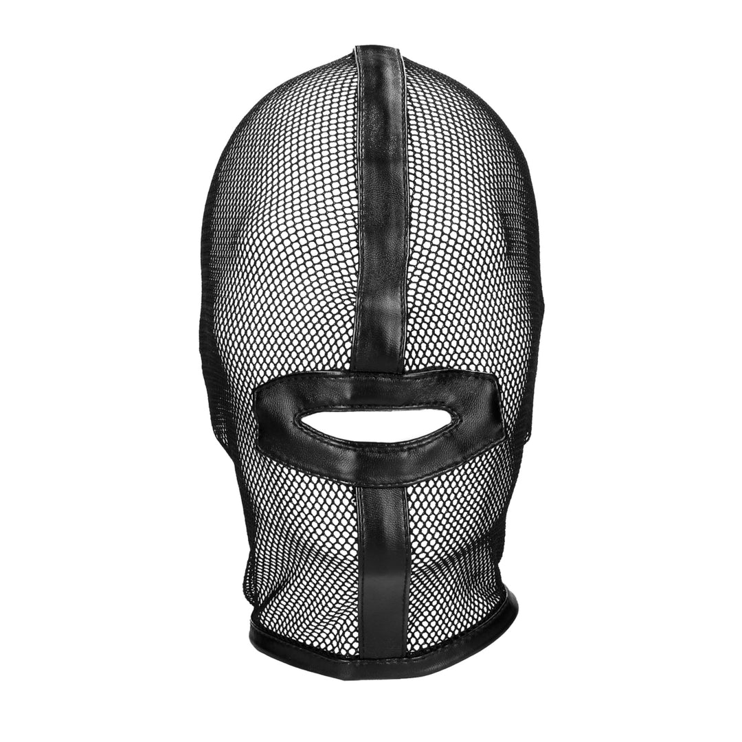 Black fishnet mask