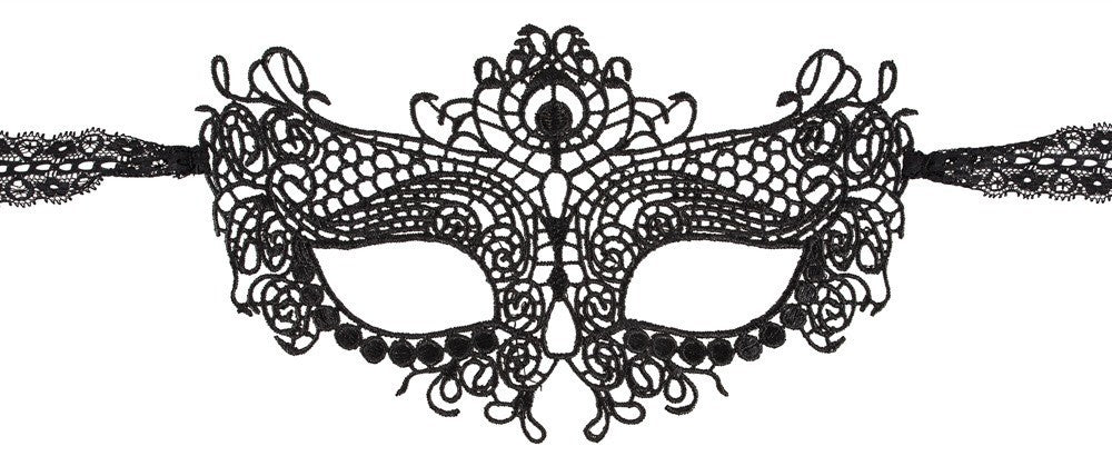 Sexy Venetian Gothic Black Women's Night Mask