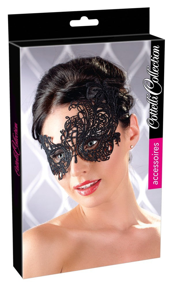 Sexy black Venetian gothic charm women's night mask