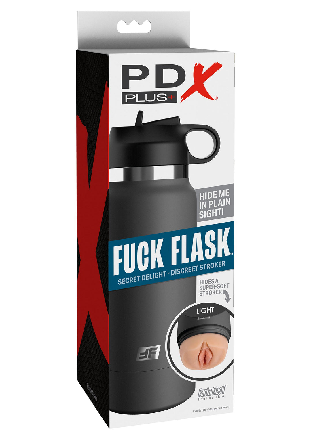 Flask Secret Black - Clear