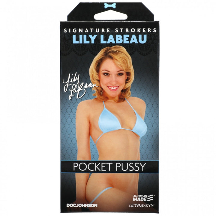 Lily Labeau realistic vagina masturbator - ULTRASKYN Pocket Pussy - Vanilla