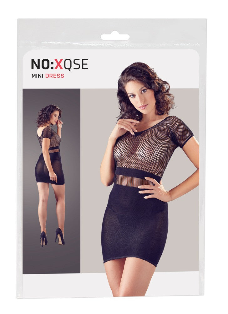 women's mini dress fishnet sexy dress Dress