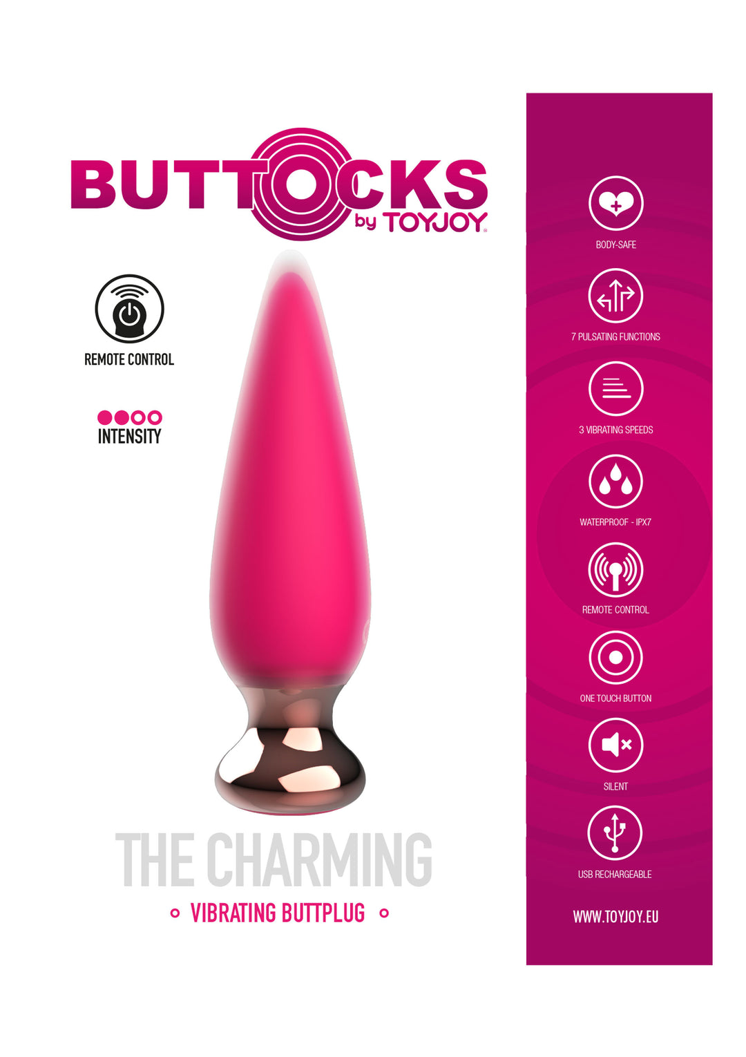 The Charming Buttplug mini anal vibrator