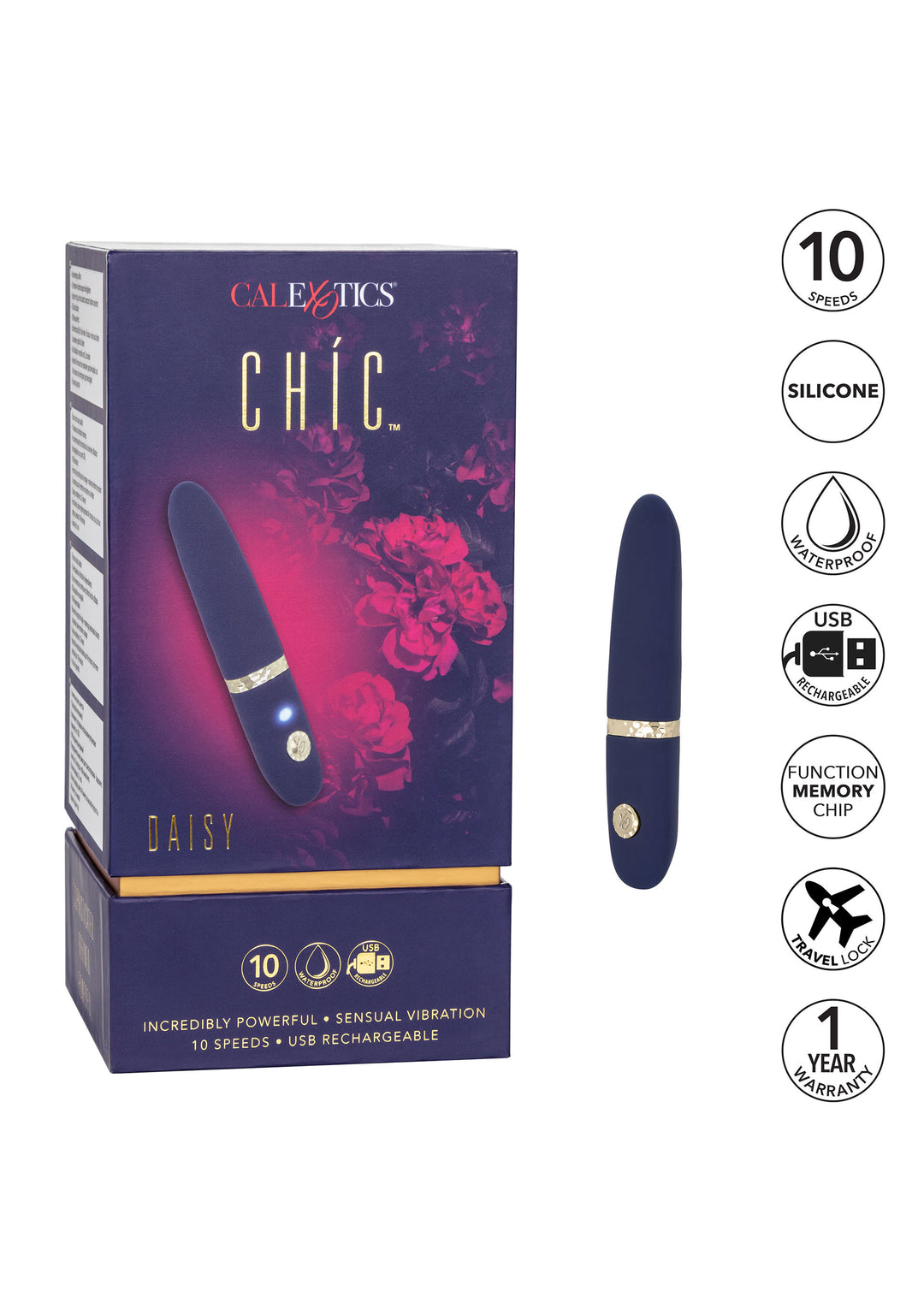 Chic Daisy mini vibrator